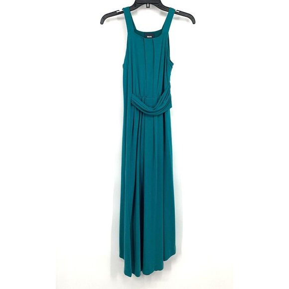 Anthropologie Maeve Dress Azores Teal Midi Modal Sleeveless - Picture 2 of 12